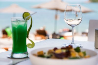 Drink at Orient Beach