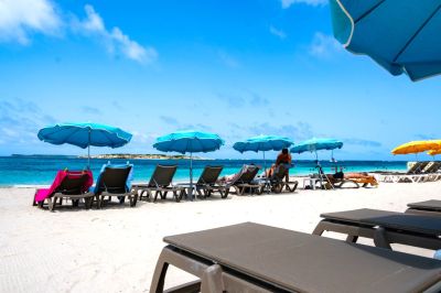 Beach chairs (not included)