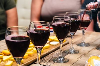 Wine pairing at the Amsterdam cheese shop