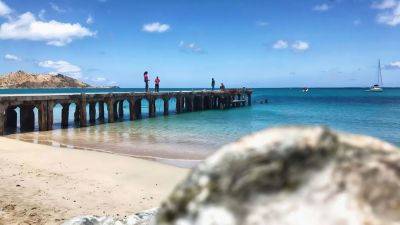 Ponton in Grand Case